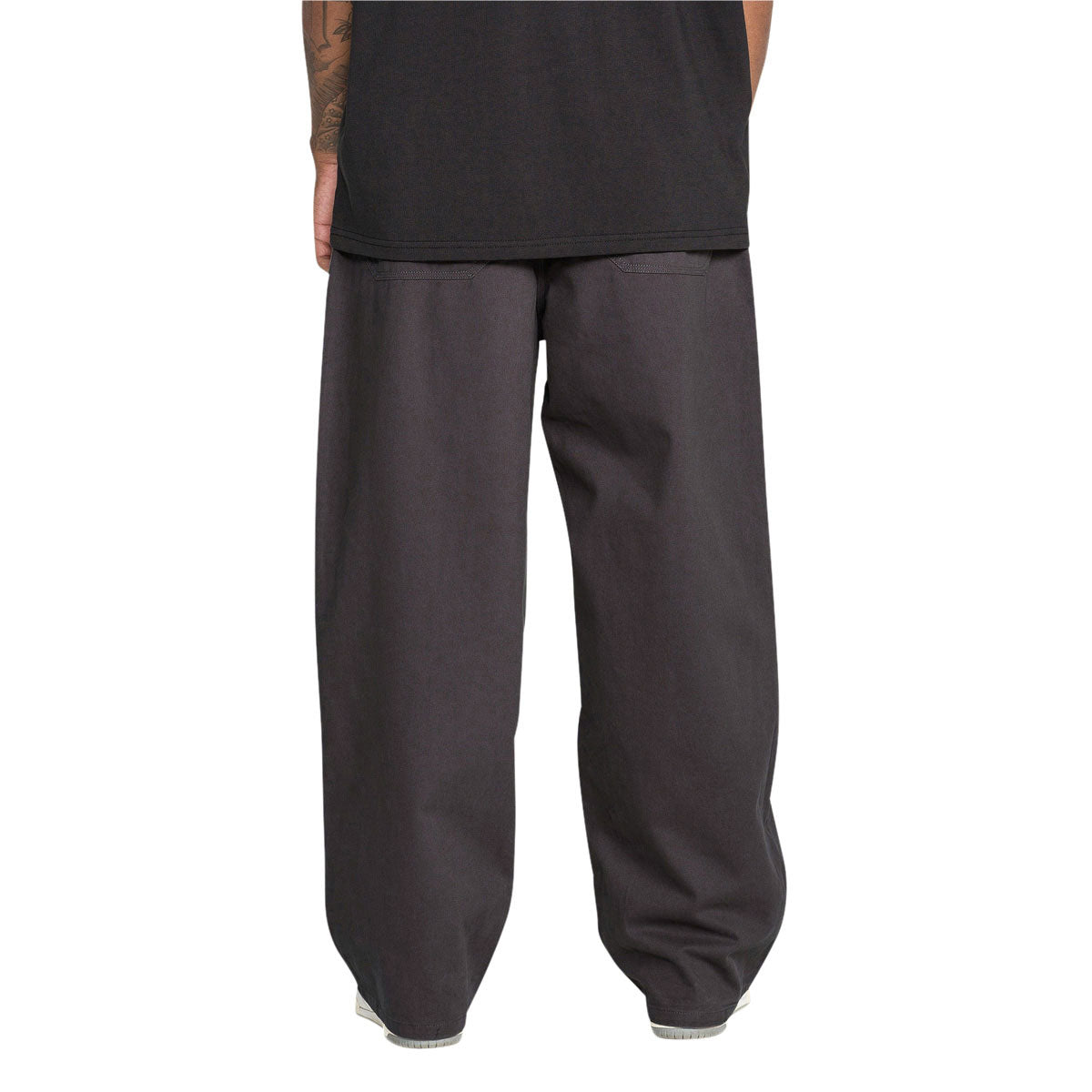 Volcom Chillow Pleat Elastic Waist Pants - Asphalt Black image 2