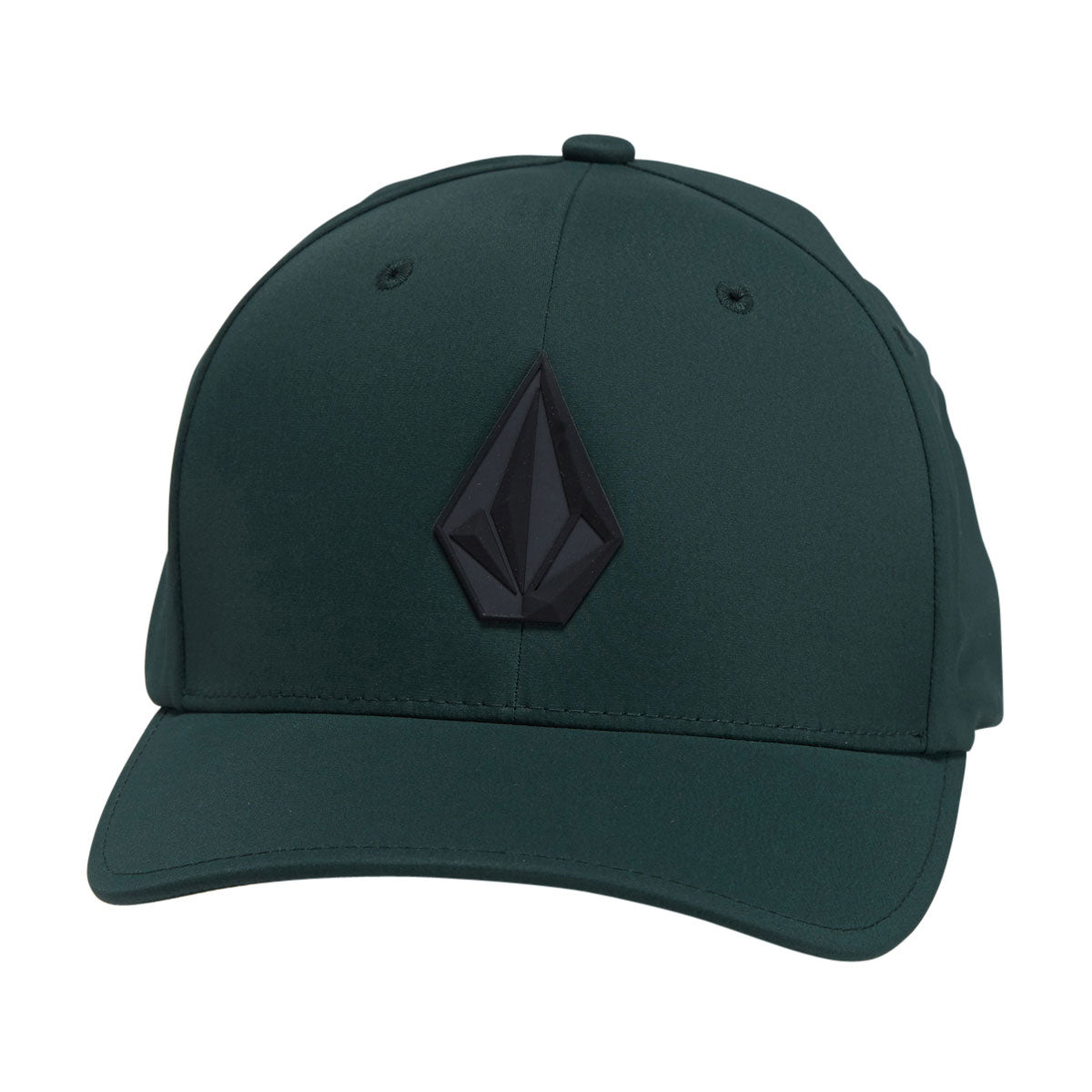 Volcom Stone Tech Flexfit Delta Hat - Pine Green image 1