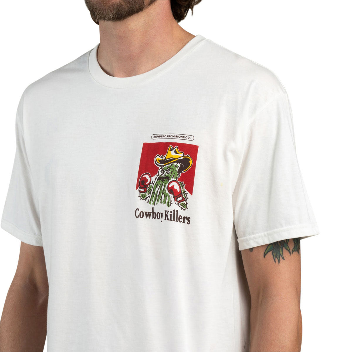 Sendero Cowboy Killers T-Shirt - Vintage White image 5