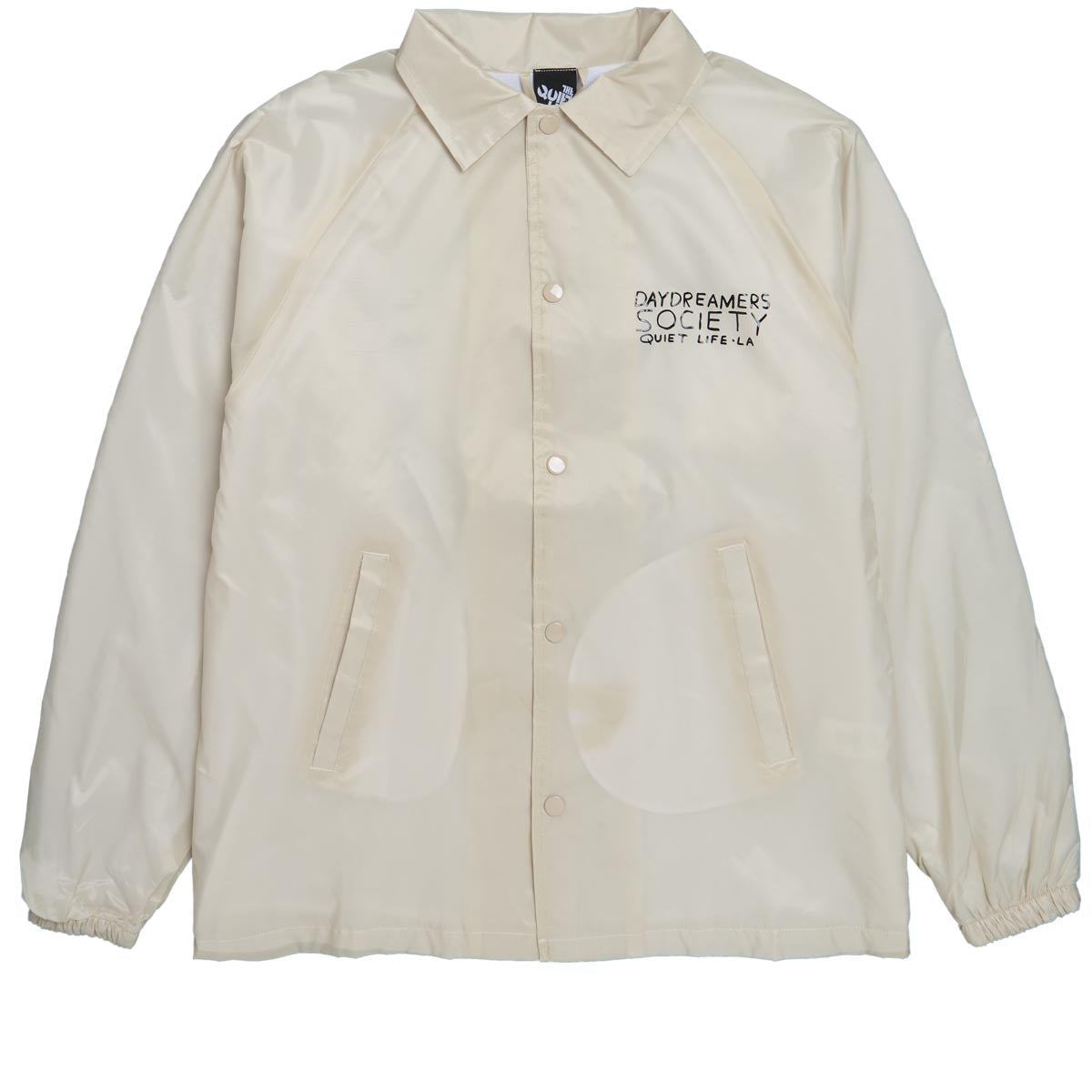 The Quiet Life Day Dreamers Coach Jacket - Tan image 1