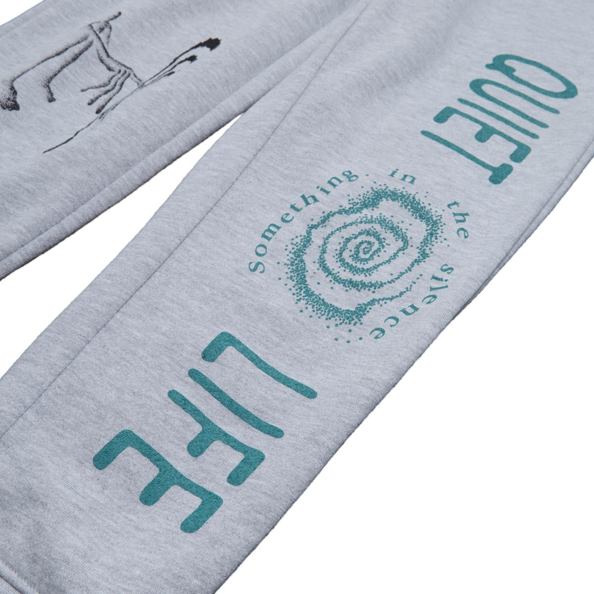 The Quiet Life Tune In Fleece Pants - Heather Grey image 4