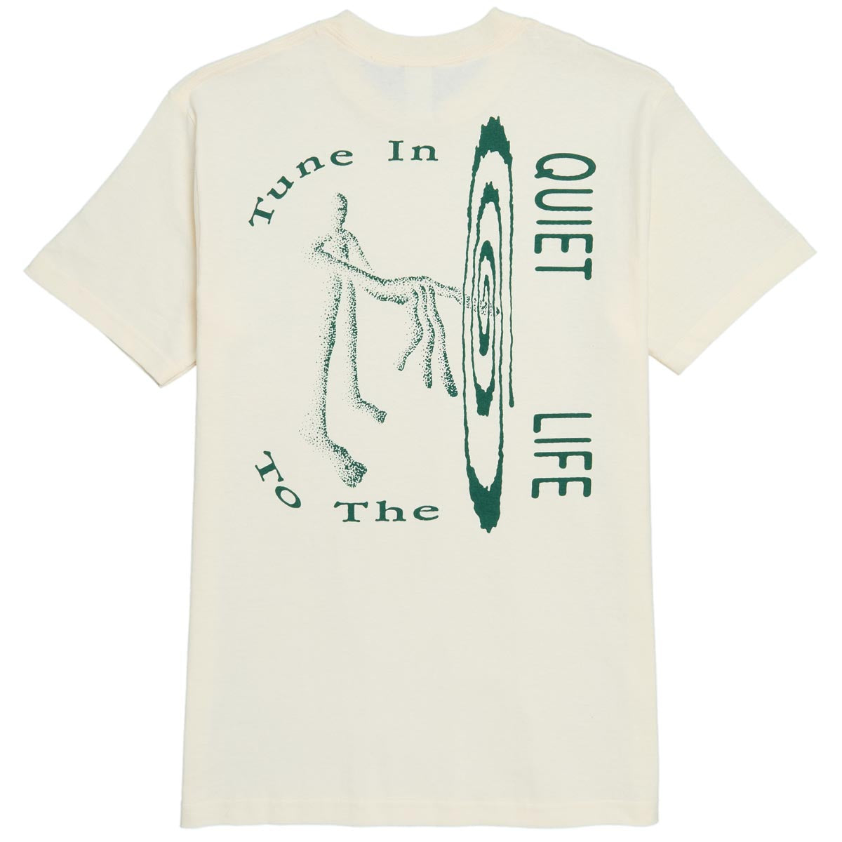 The Quiet Life Tune In T-Shirt - Cream image 1