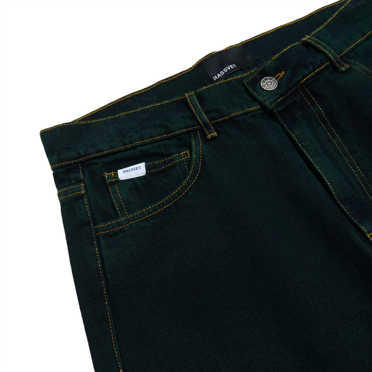 Rassvet Classic Denim Pants - Green image 3