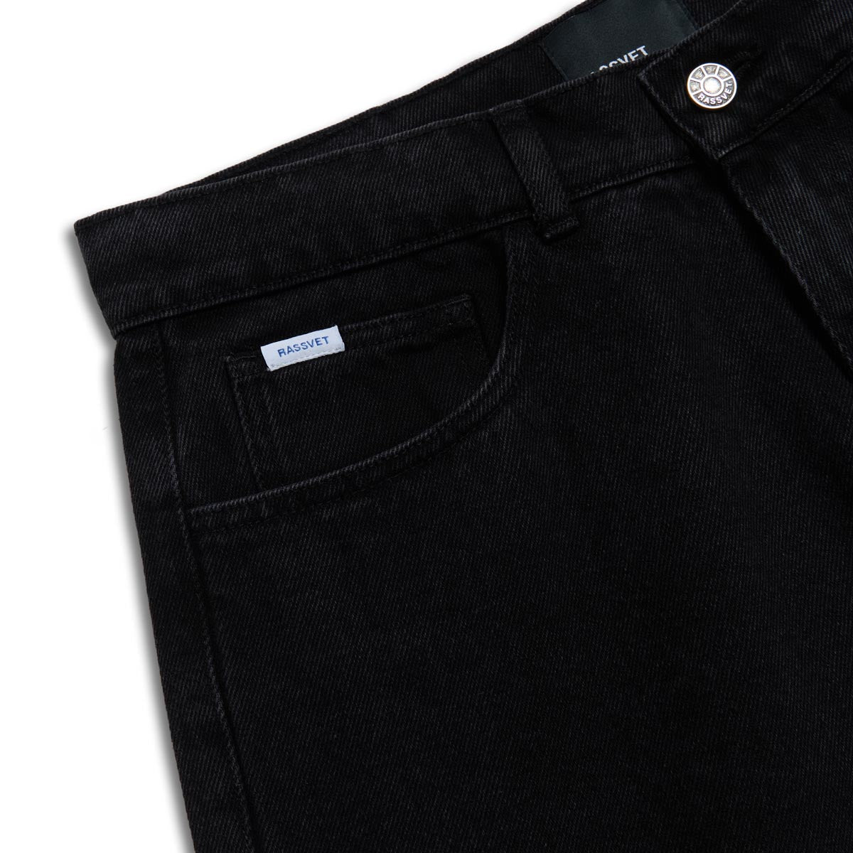 Rassvet Baggy Denim Pants - Black image 3