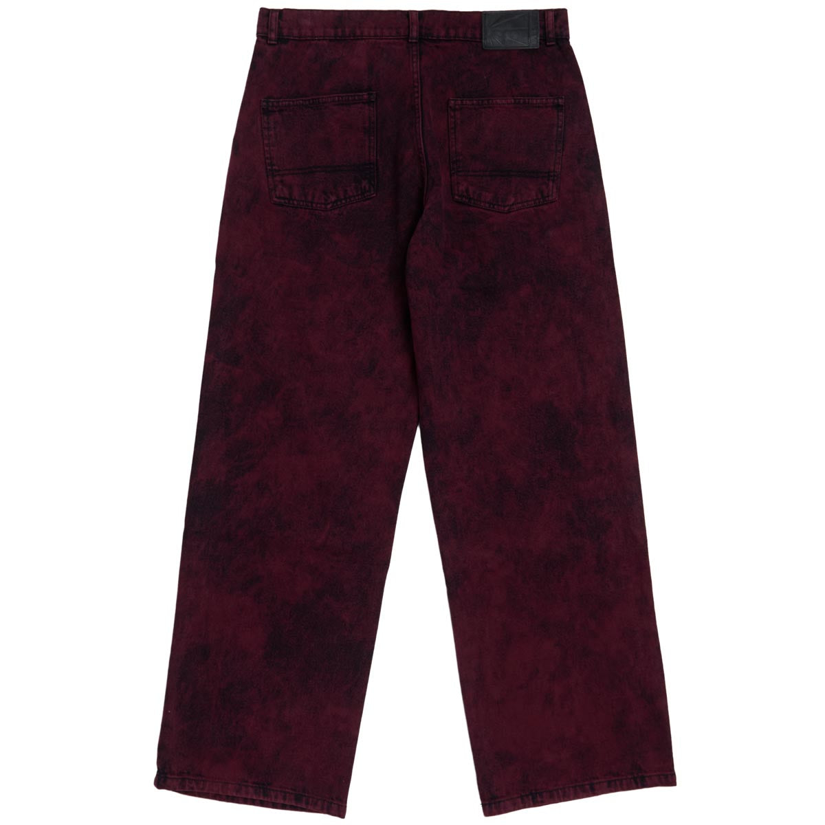 Rassvet Baggy Denim Pants - Burgundy image 2