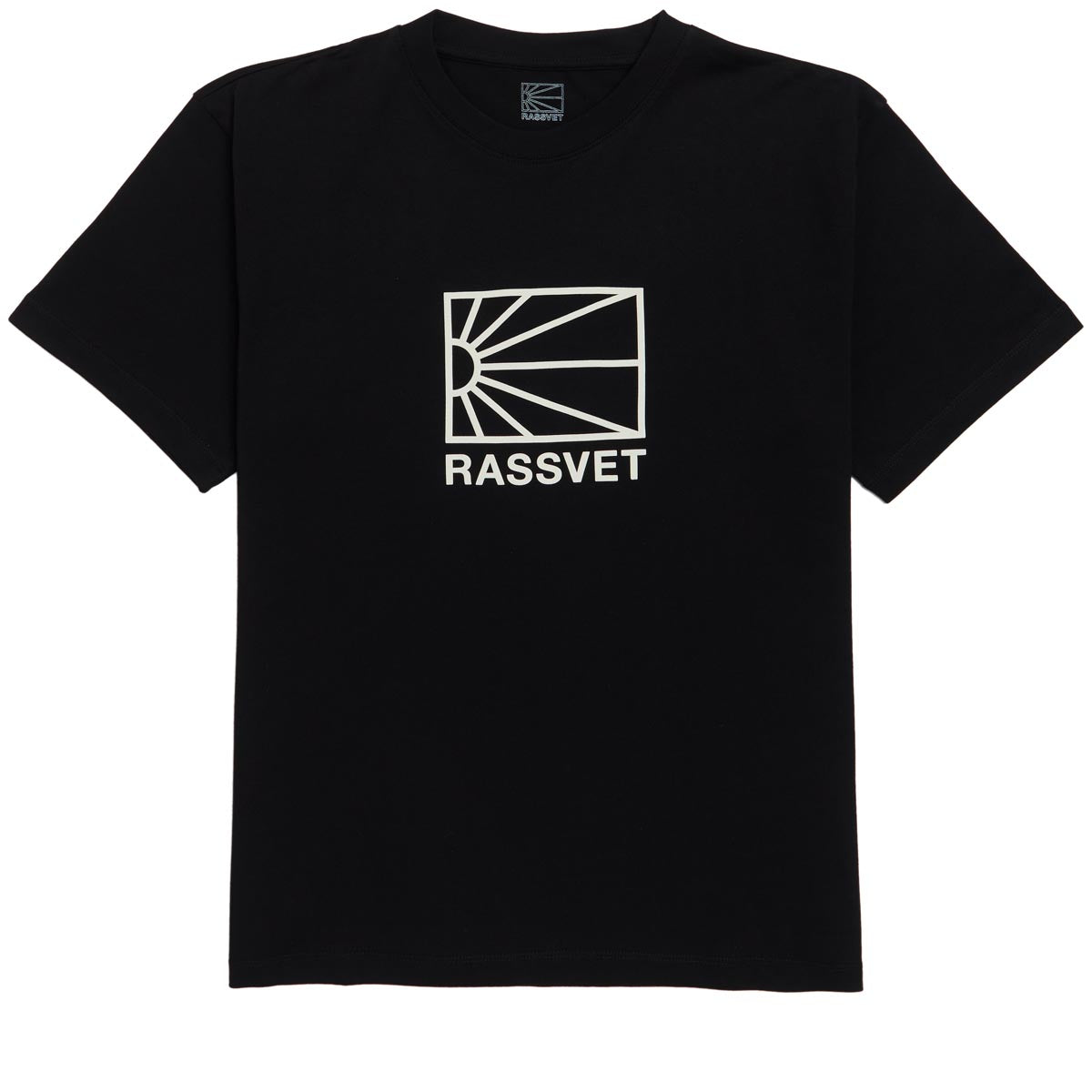 Rassvet Logo T-Shirt - Black image 1