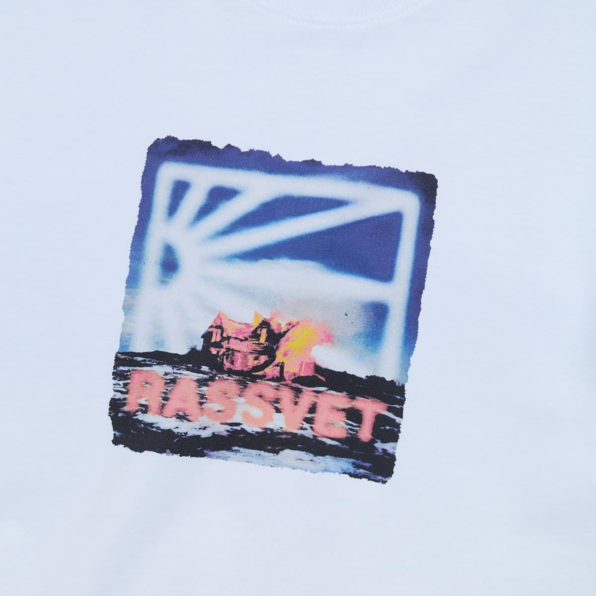 Rassvet On Fire T-Shirt - White image 2