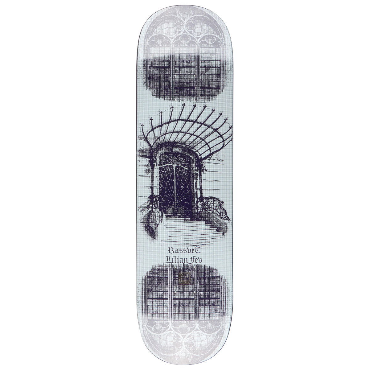 Rassvet Goth Gate Skateboard Deck - Purple - 8.30