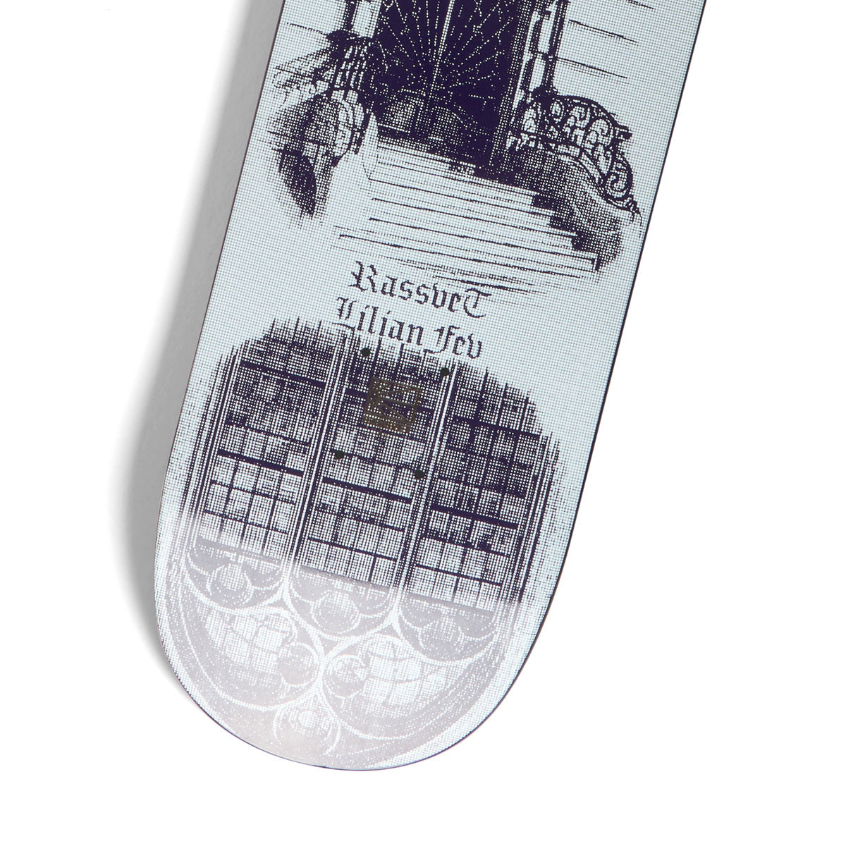 Rassvet Goth Gate Skateboard Deck - Purple - 8.30