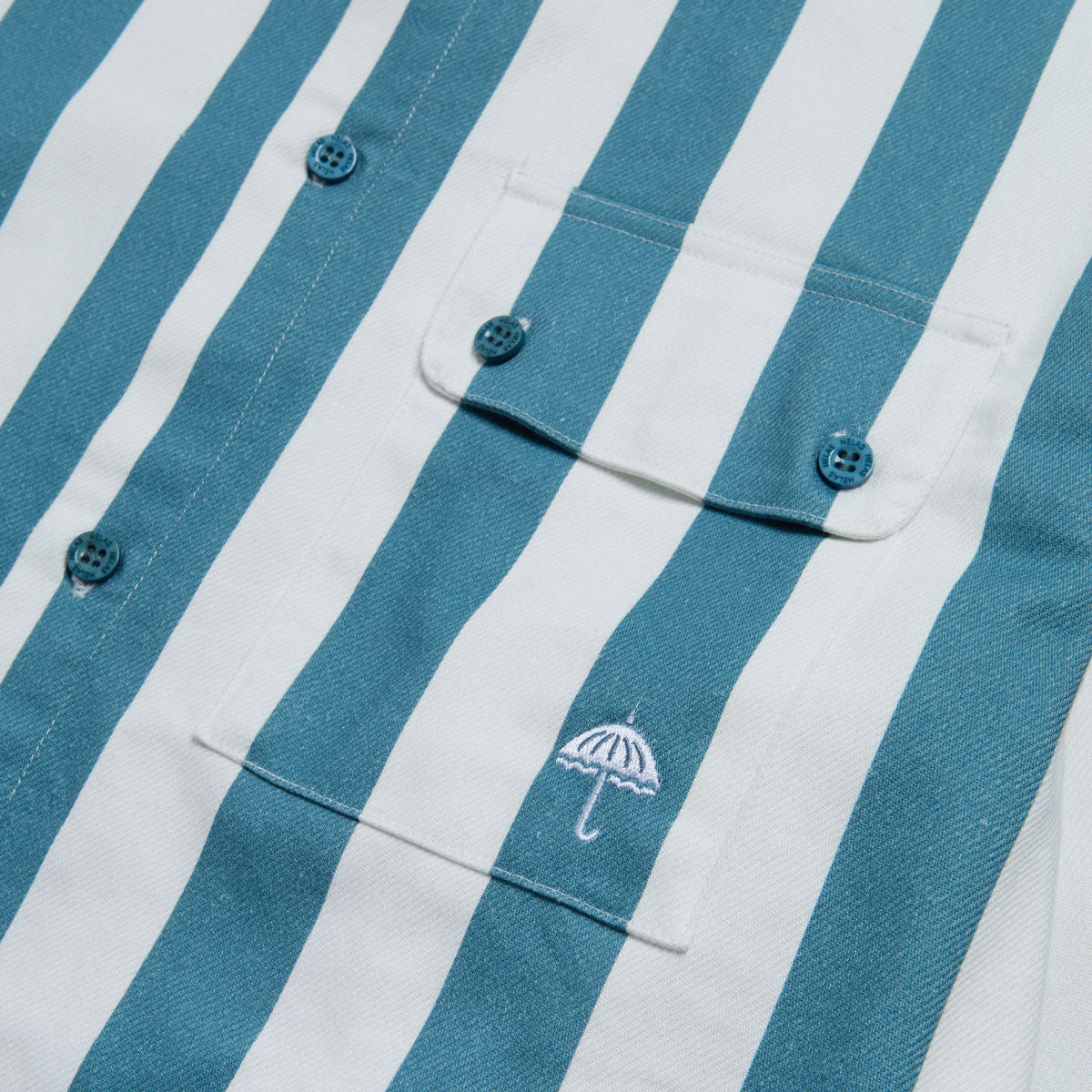 Helas Liner Long Sleeve Shirt - White/Blue image 3