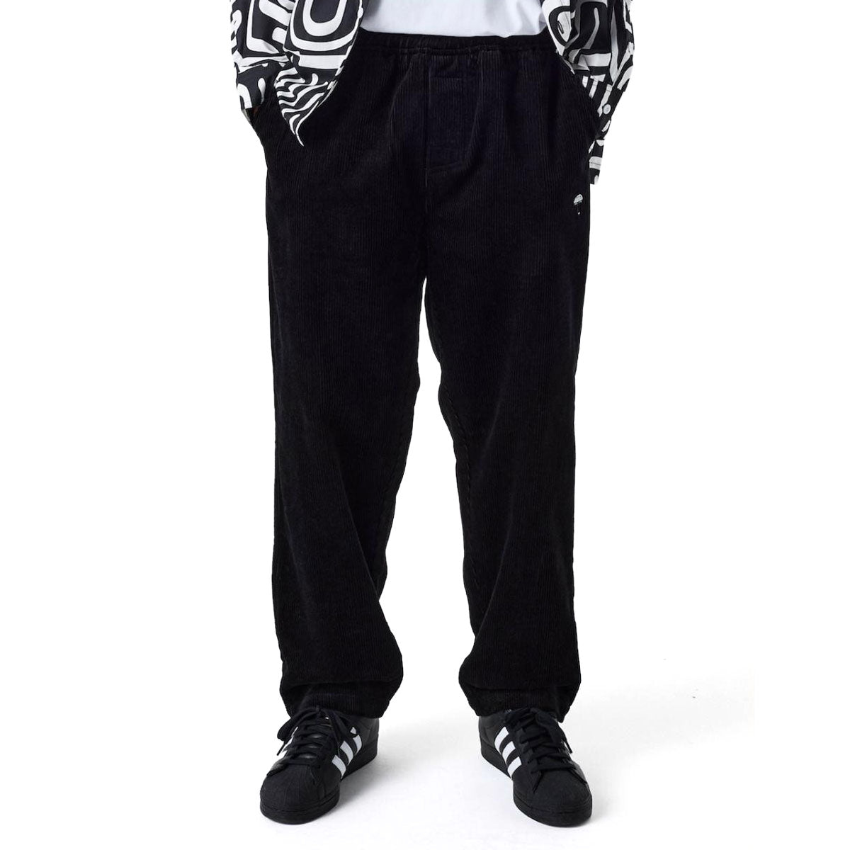 Helas Classic Corduroy Pants - Black image 1