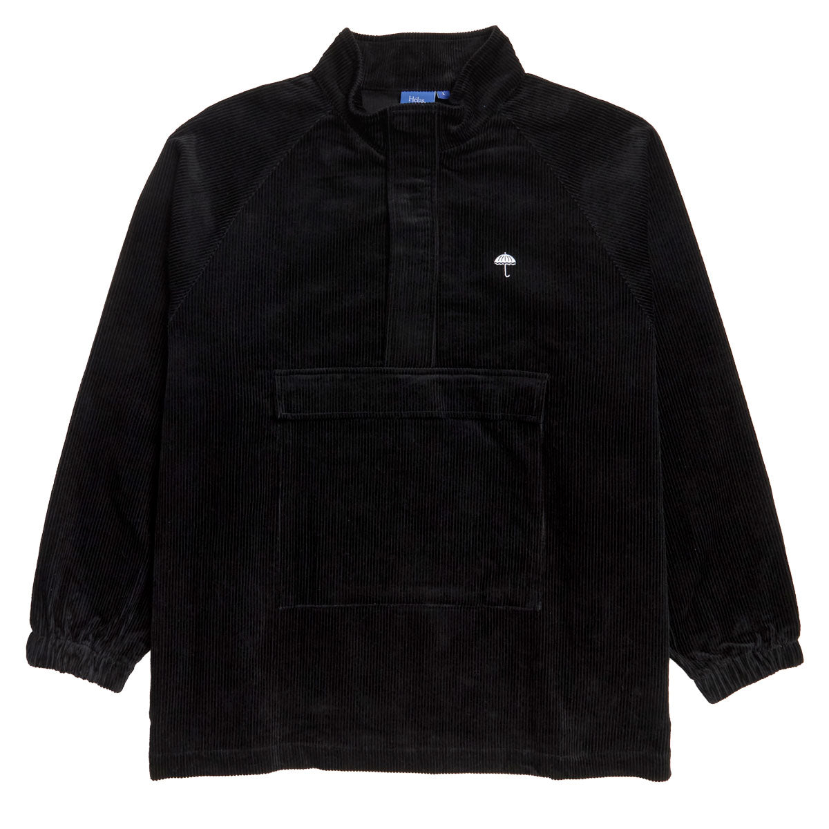 Helas Classic Corduroy Quarter Zip Jacket - Black image 3