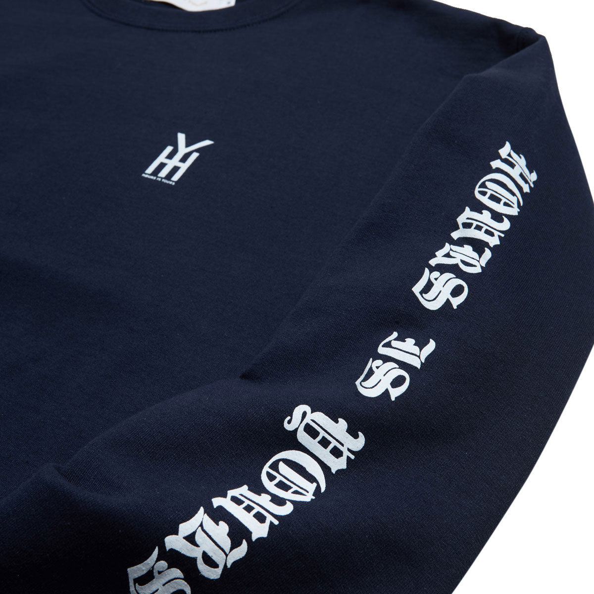 Hours Is Yours Old E Crew Sweatshirt - Navy image 2