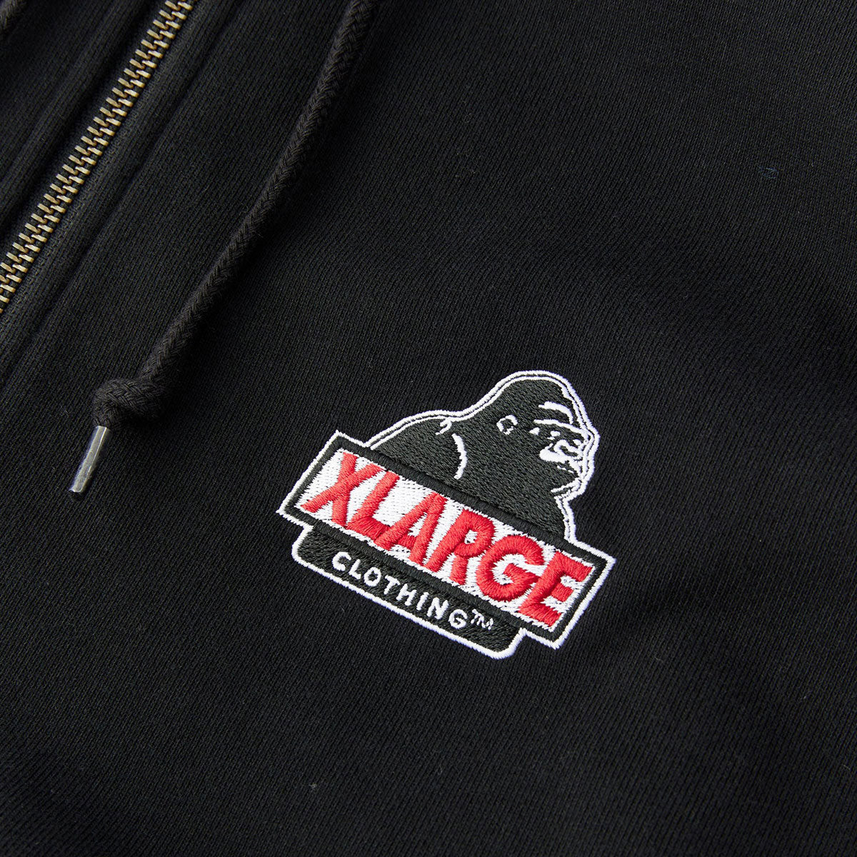 XLarge Slanted OG Zip Hoodie - Black image 3