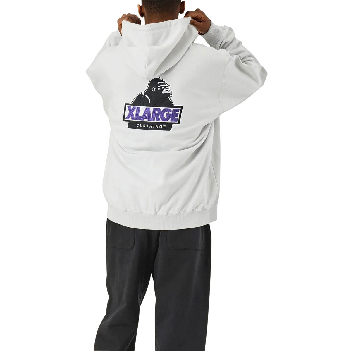 XLarge Slanted OG Zip Hoodie - Grey image 4