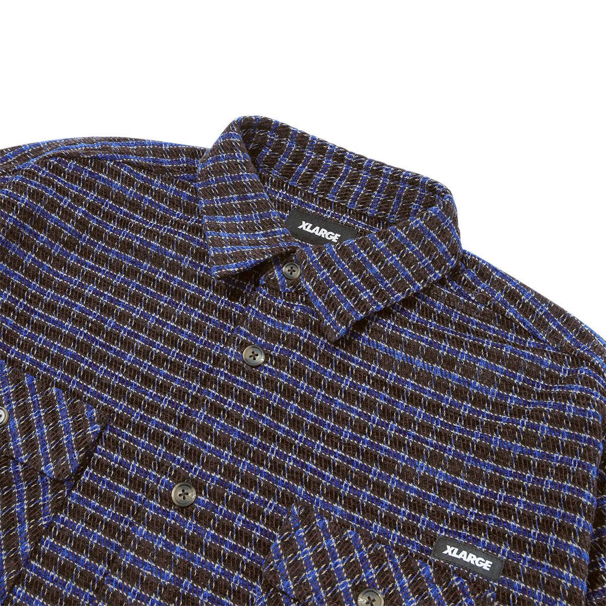 XLarge Long Sleeve Plaid Shirt - Brown image 2
