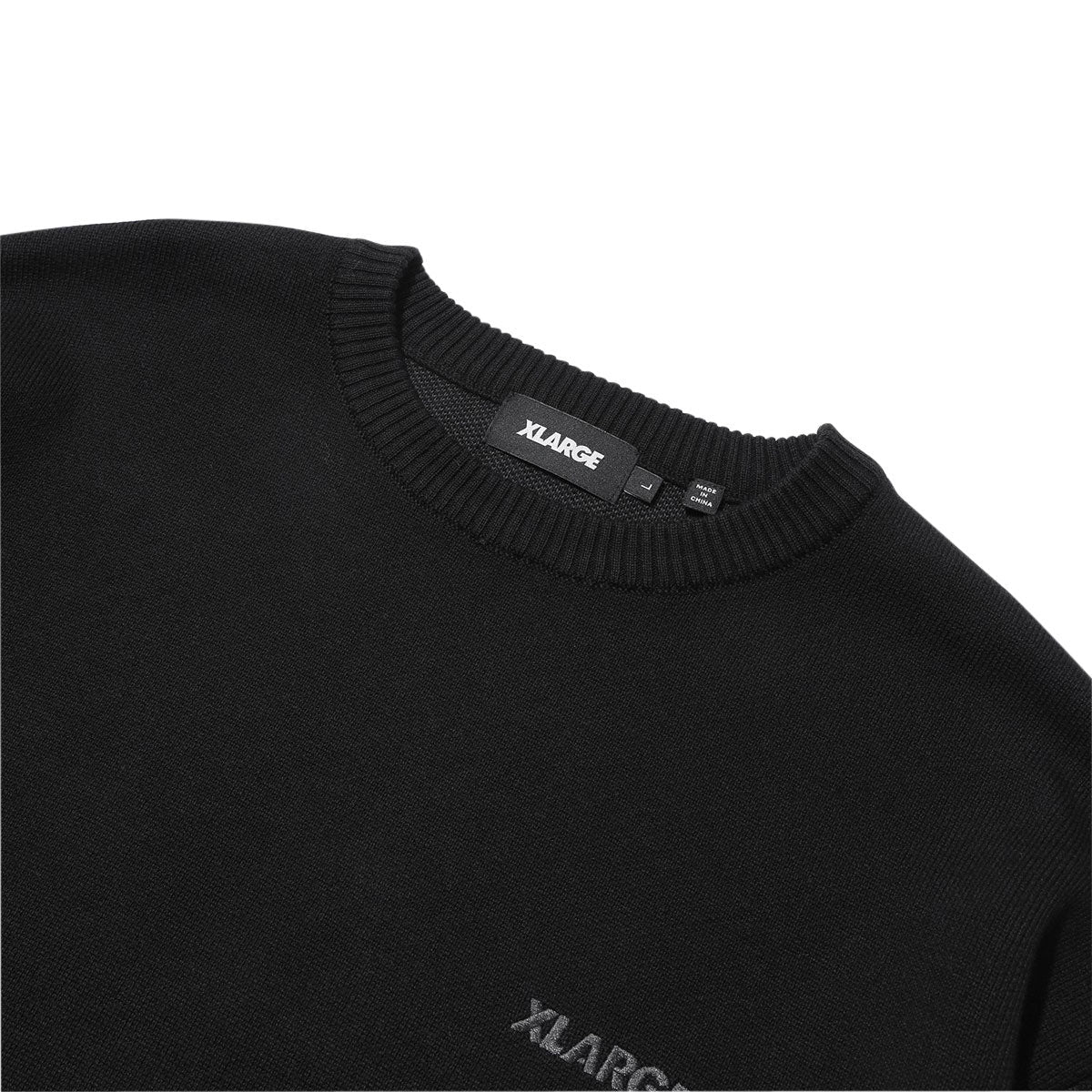 XLarge Backside OG Crewneck Sweatshirt - Black image 4