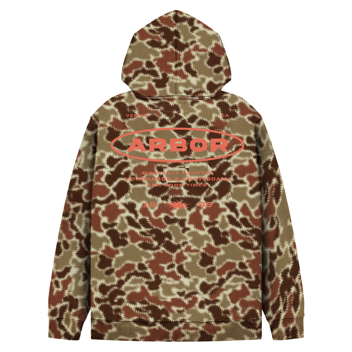 Arbor Craft Zip Up Hoodie - Ripple Camo image 2