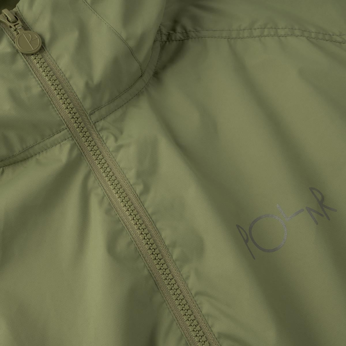 Polar Packable Anorak Jacket - Dirty Green image 3