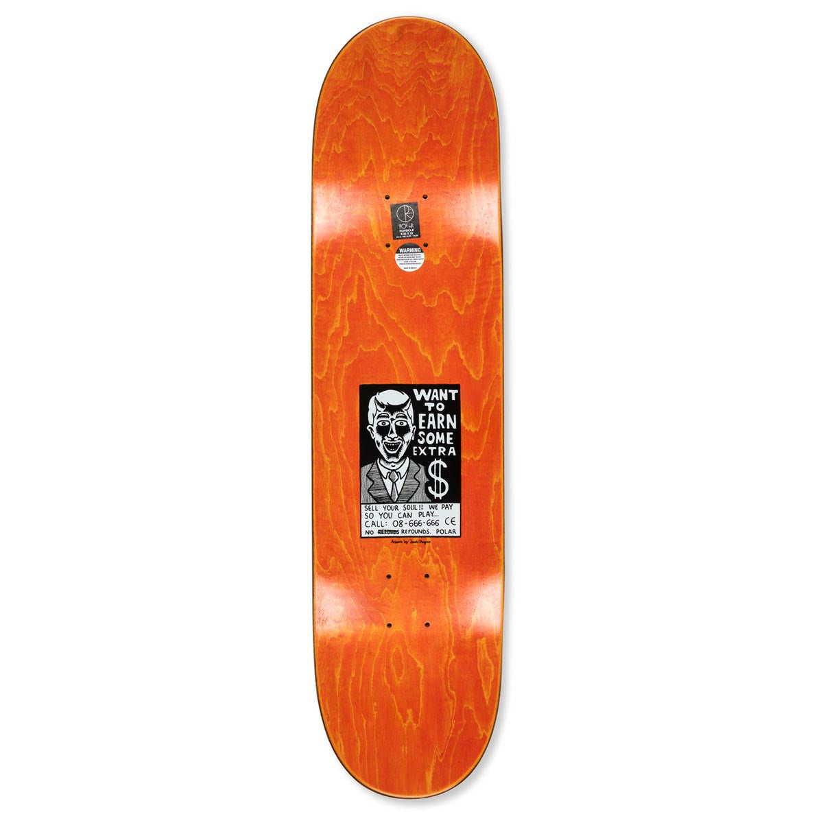 Polar Oskar Rozenberg Trust Skateboard Complete - Assorted Stains - 8.50