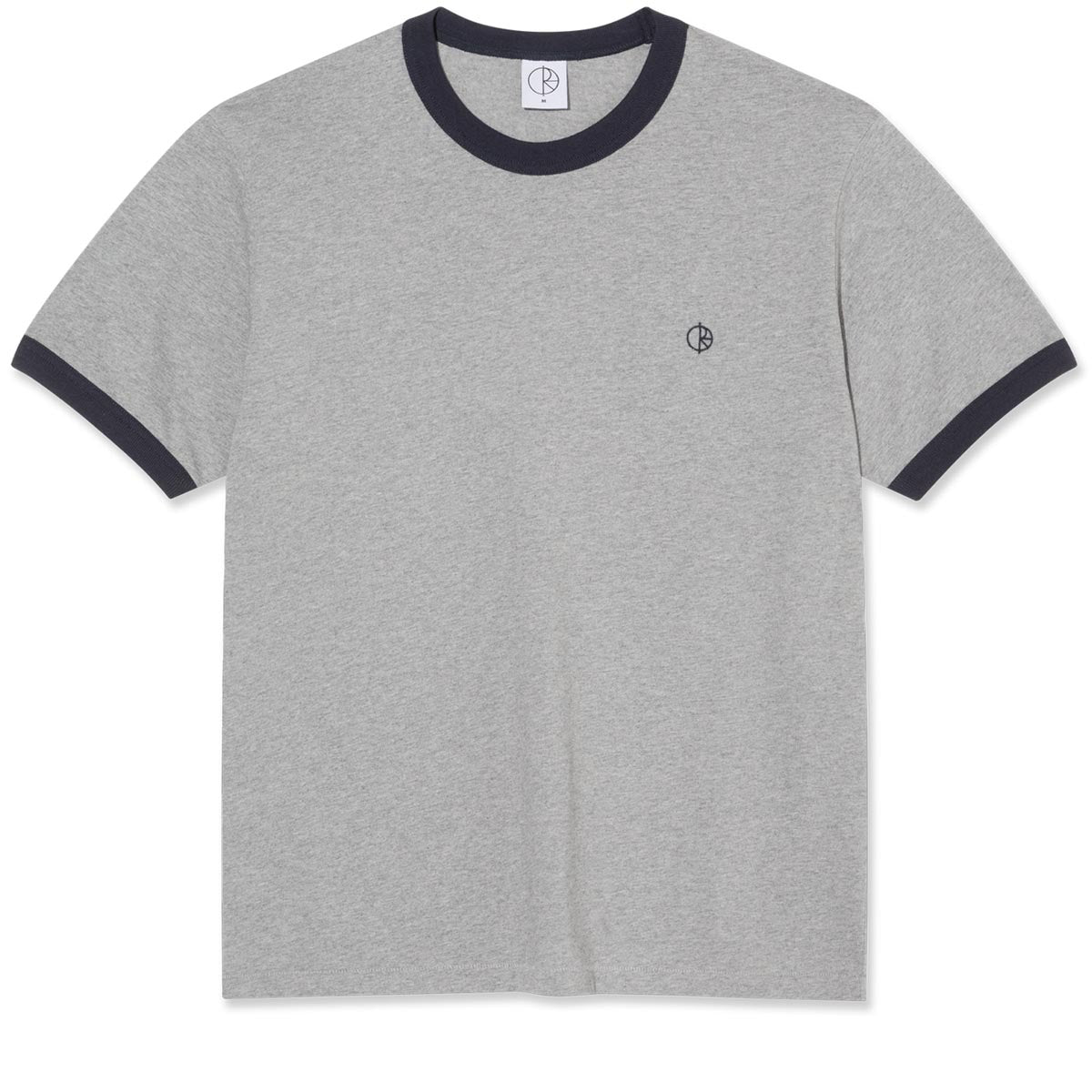 Polar Ringer T-Shirt - Heather Grey/Navy image 1