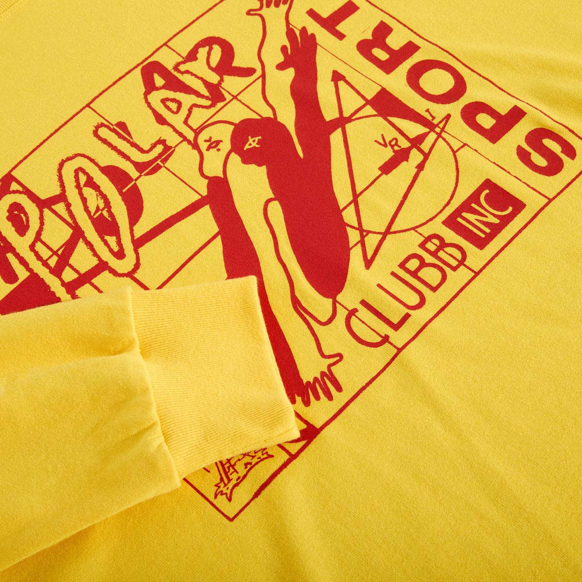 Polar Clubb Inc Long Sleeve T-Shirt - Lemon image 2