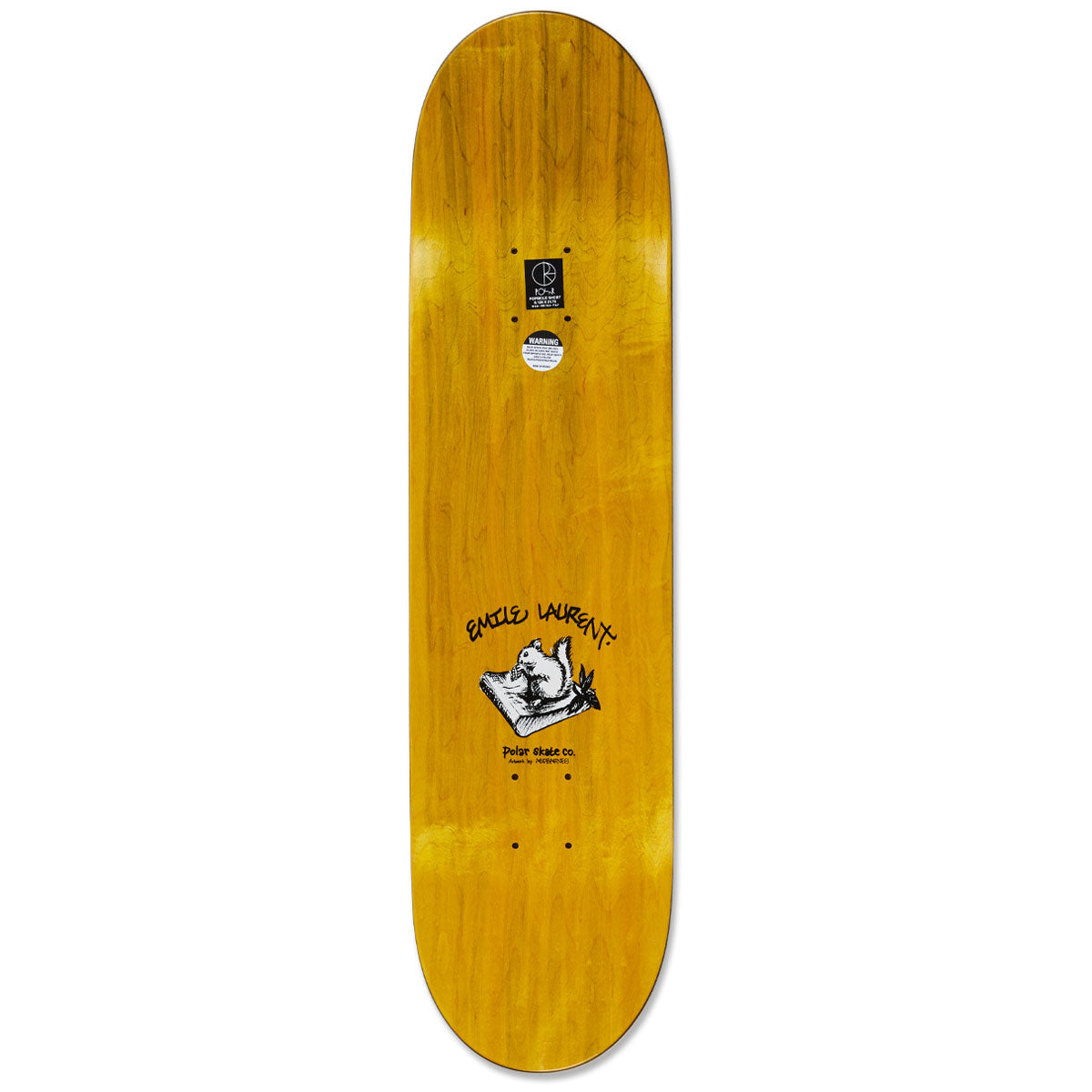 Polar Emile Laurent Burnside 2084 Skateboard Complete - 8.125