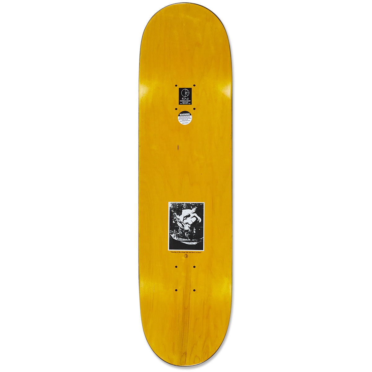 Polar David Stenström Tape and Panther Skateboard Complete - White - 8.75