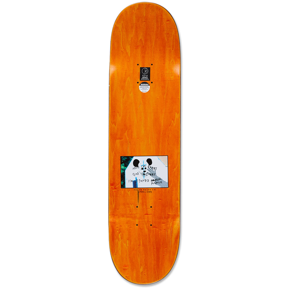 Polar Nick Boserio Jesus Skateboard Deck - 8.38