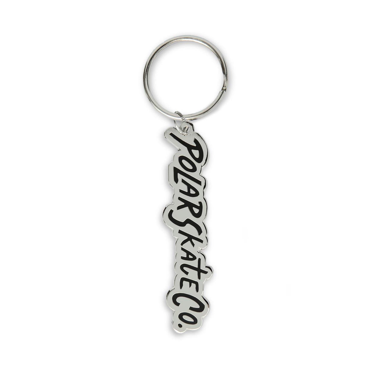 Polar Surf Logo Keychain - Silver/Black image 1