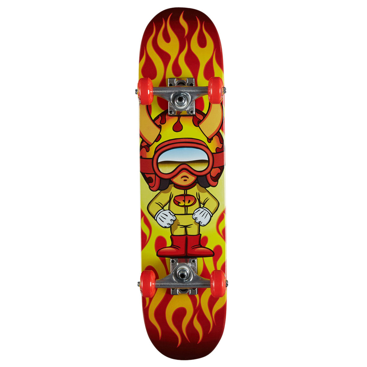 Speed Demons Hot Shot Soft Top Pre-Built Skateboard Complete - Multi - 6.75