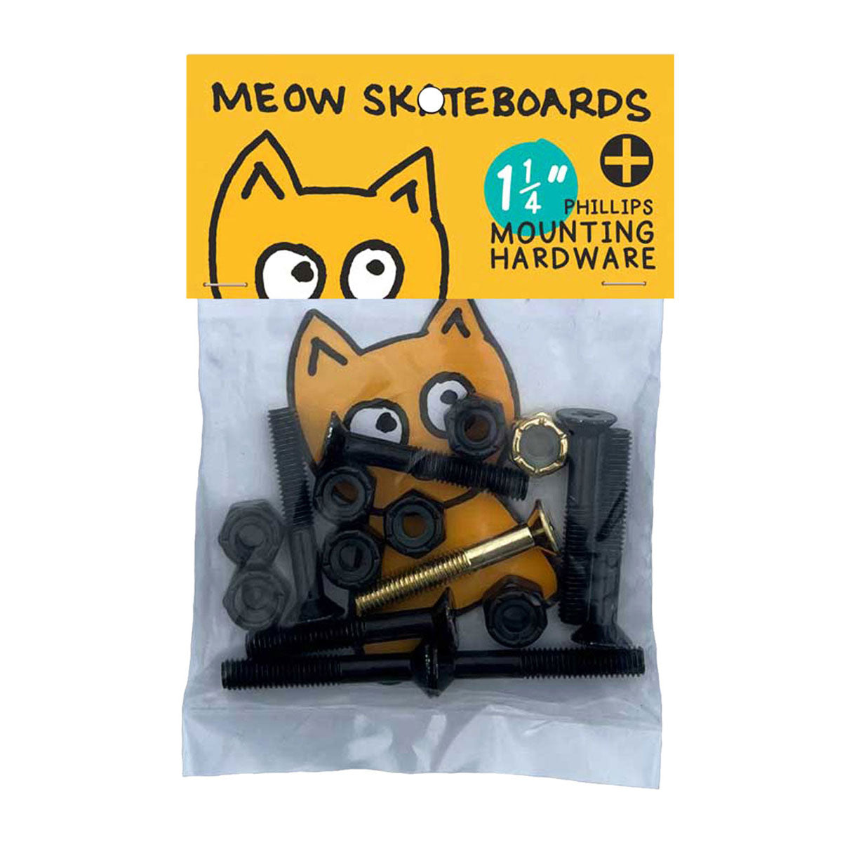 Meow Phillips Bolts Hardware - 1.25