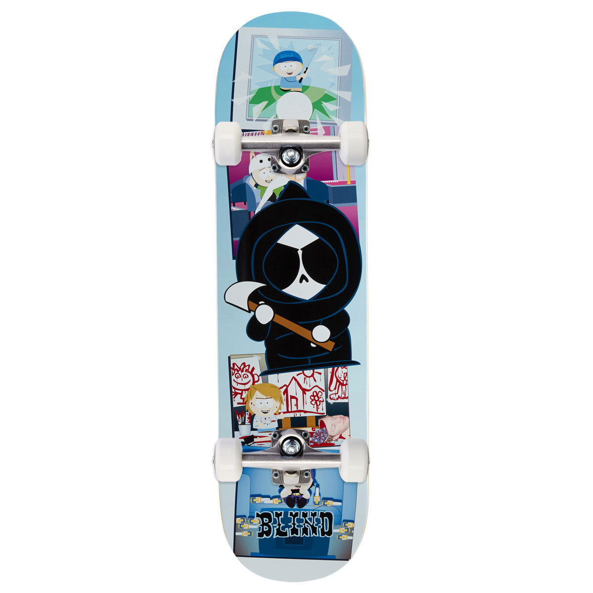 Blind Kenny Death Skateboard Complete - Multi - 8.25