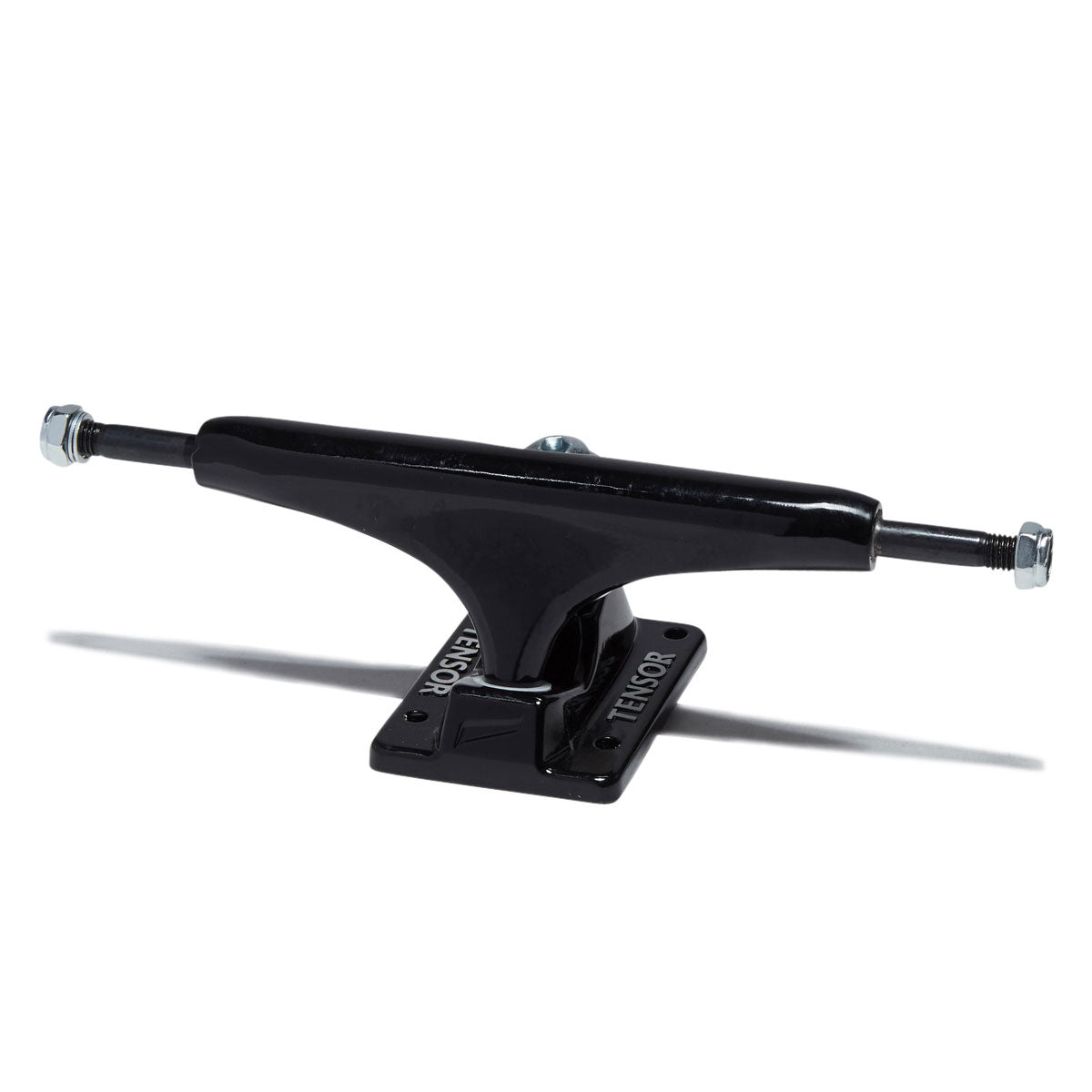 Tensor Inverted Kingpin Skateboard Trucks - Black/Silver - 5.50