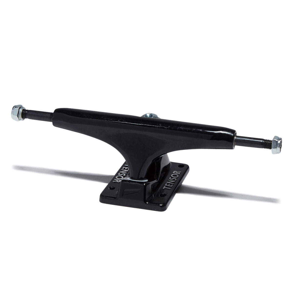 Tensor Inverted Kingpin Skateboard Trucks - Black/Silver - 6.00