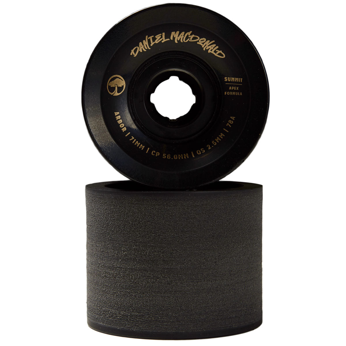 Arbor Summit Daniel MacDonald 78a Longboard Wheels - Black - 71mm image 2