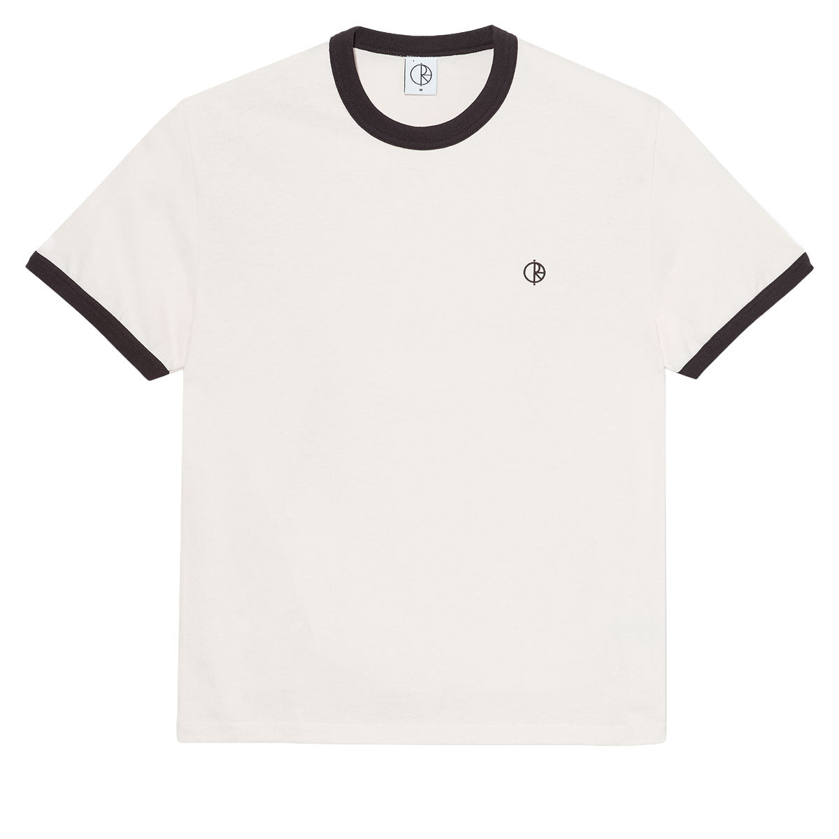 Polar Ringer T-Shirt - Ivory/Chocolate image 1