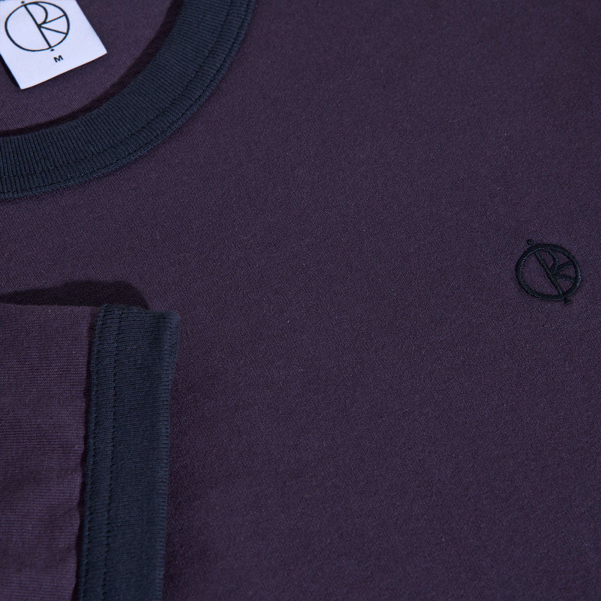 Polar Ringer T-Shirt - Dark Violet/Navy image 2