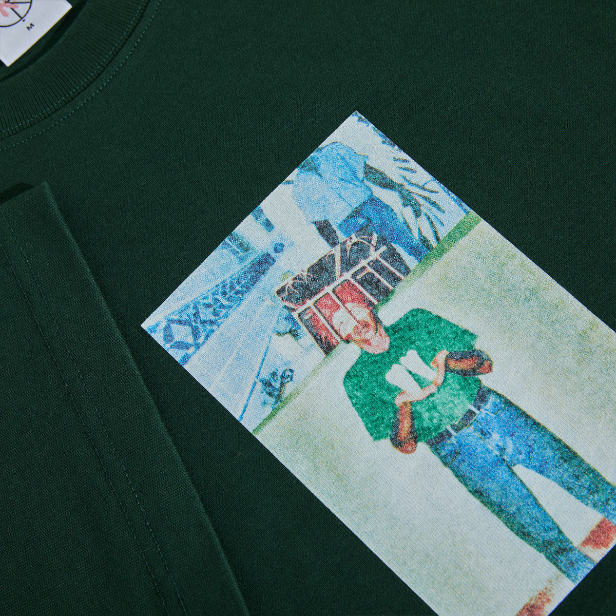 Polar Jeans Teeth T-Shirt - Dark Green image 2