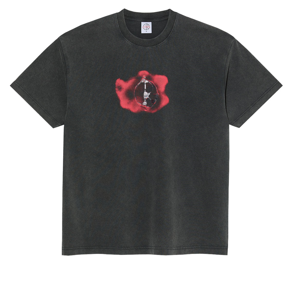 Polar Metal Logo T-Shirt - Silver Black image 1