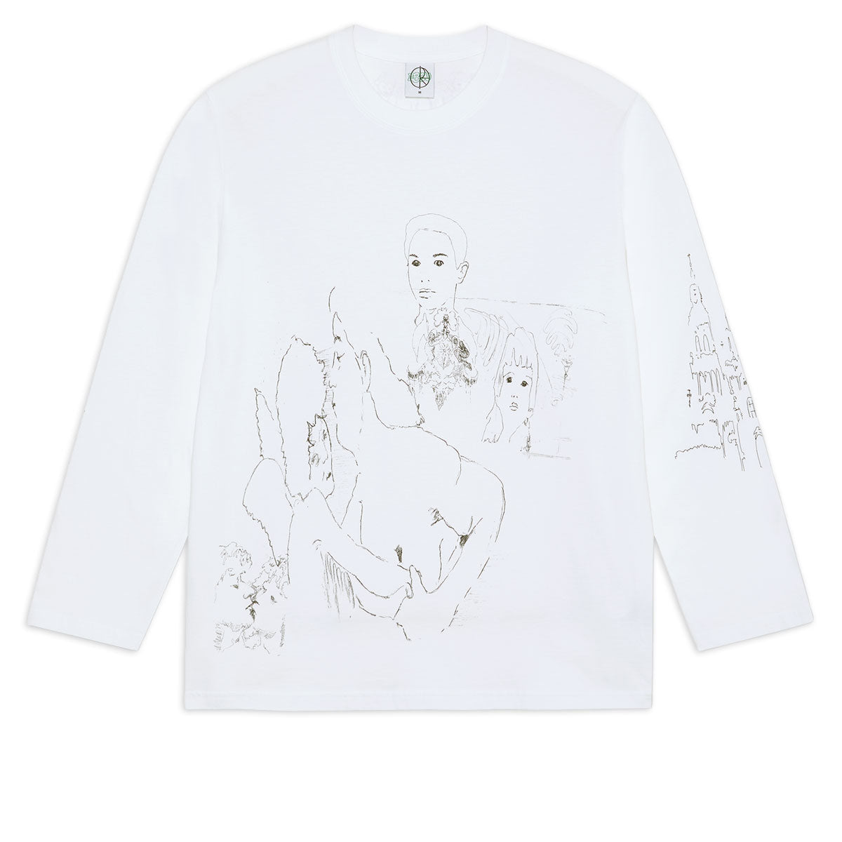 Polar Steve Rêve Long Sleeve T-Shirt - White image 1