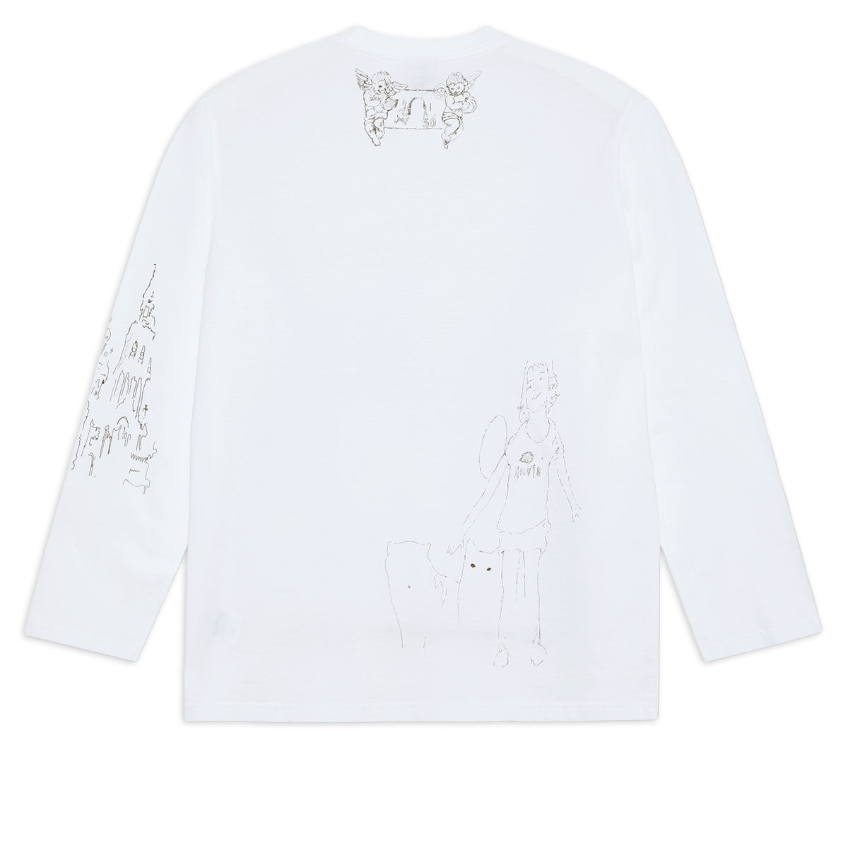 Polar Steve Rêve Long Sleeve T-Shirt - White image 2