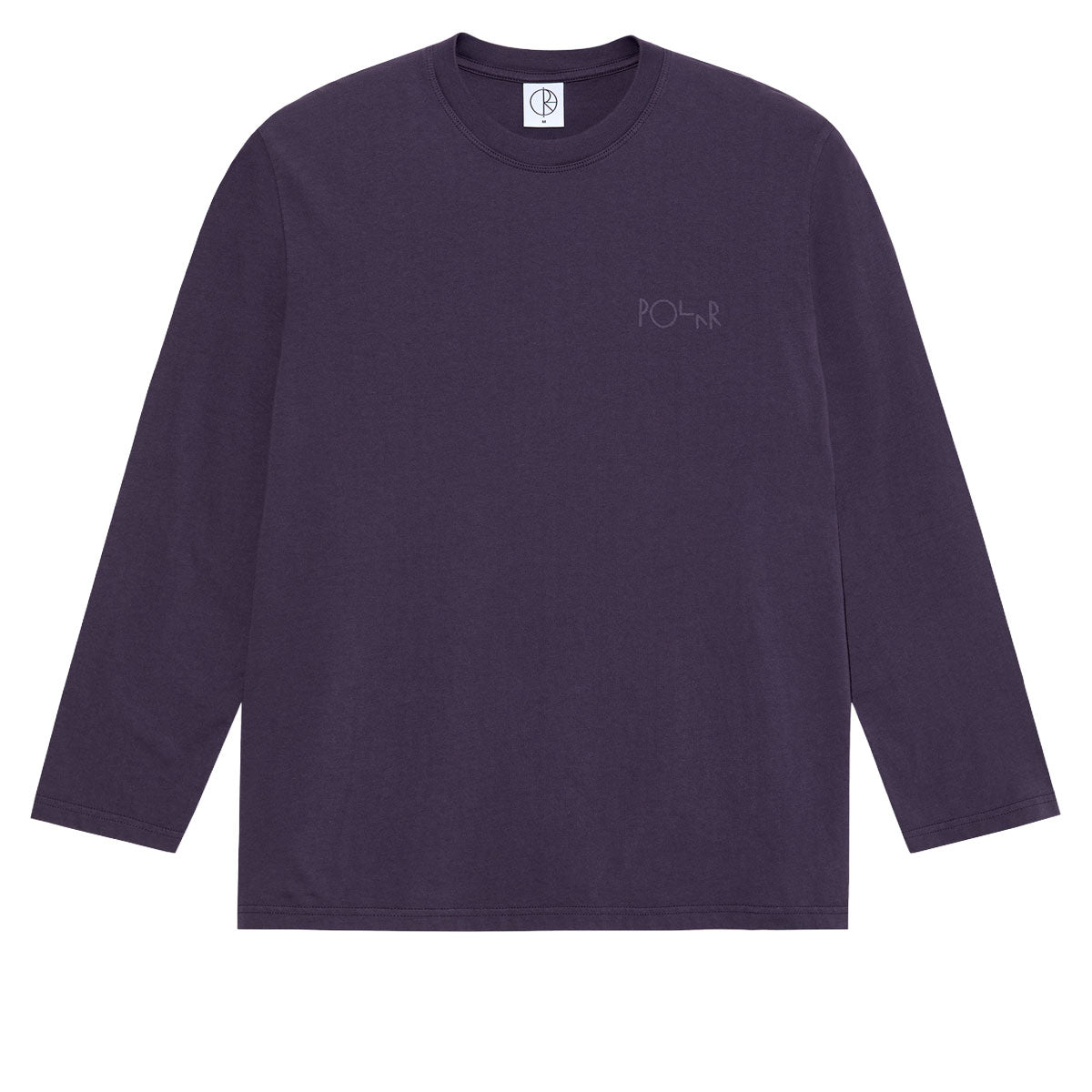 Polar Steve Stroke Logo Long Sleeve T-Shirt - Dark Violet image 1