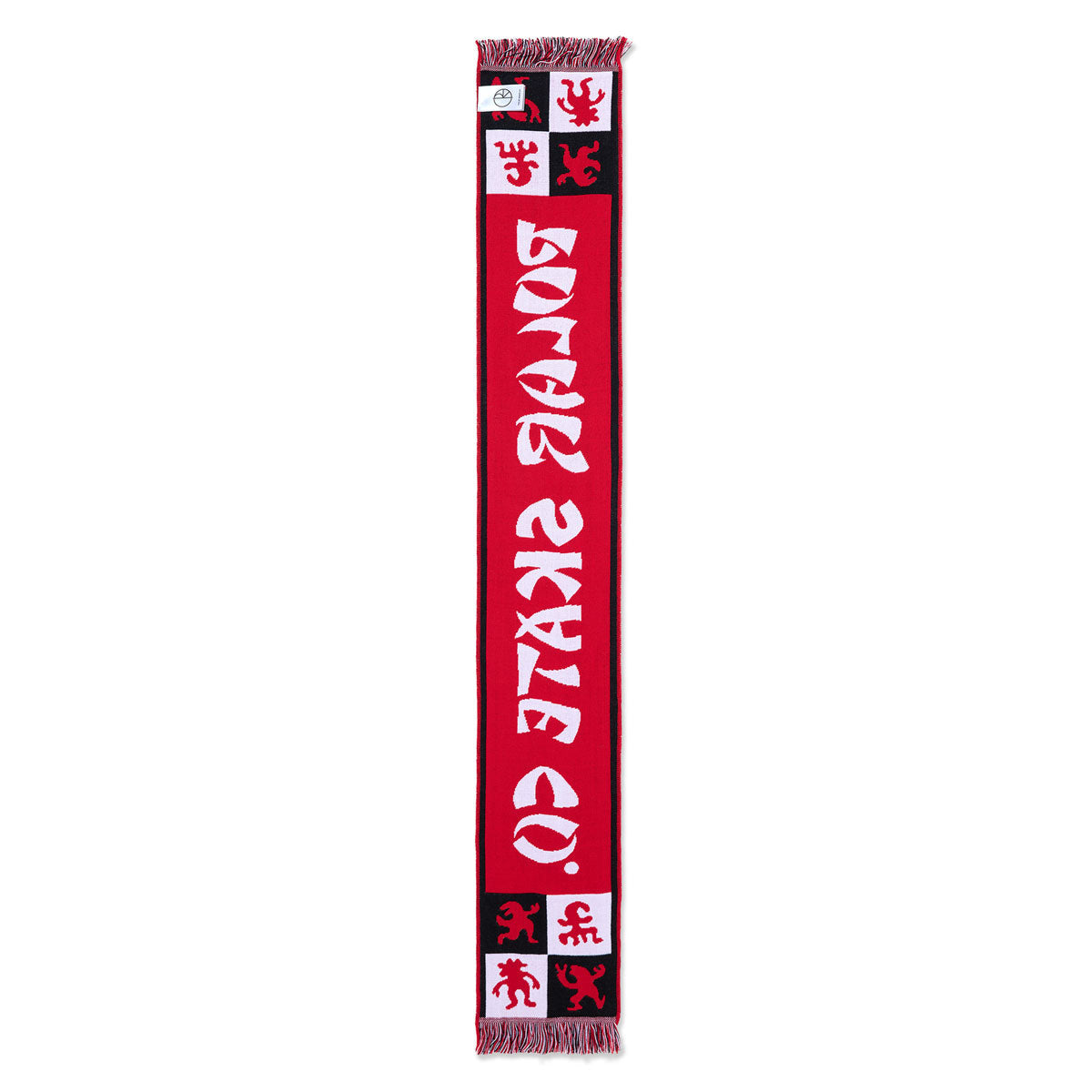 Polar Checkers Football Scarf - Red image 3