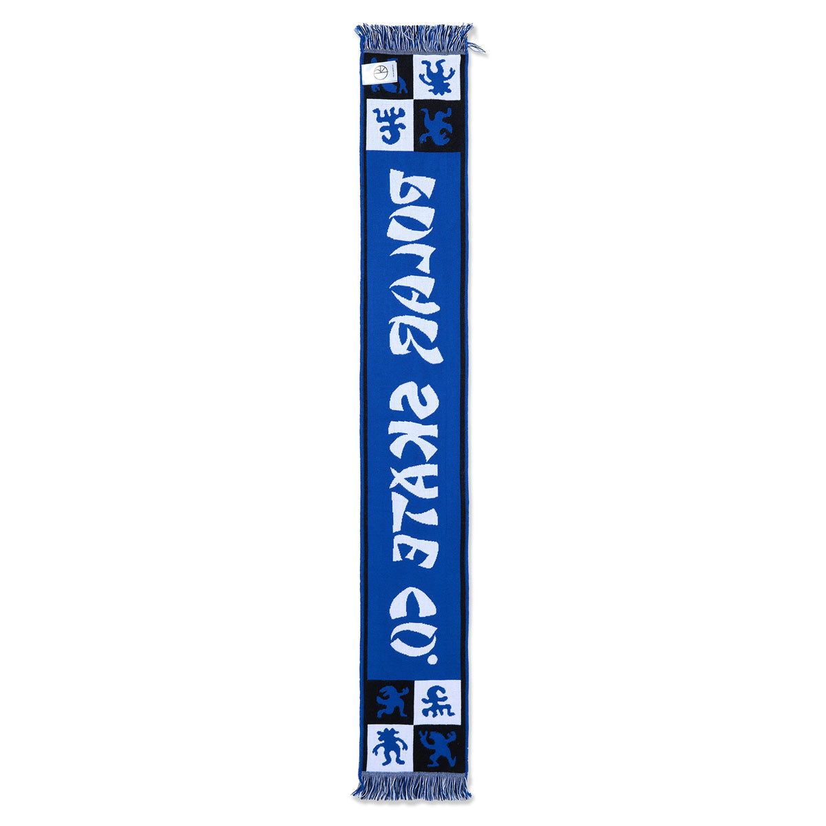 Polar Checkers Football Scarf - Blue image 3