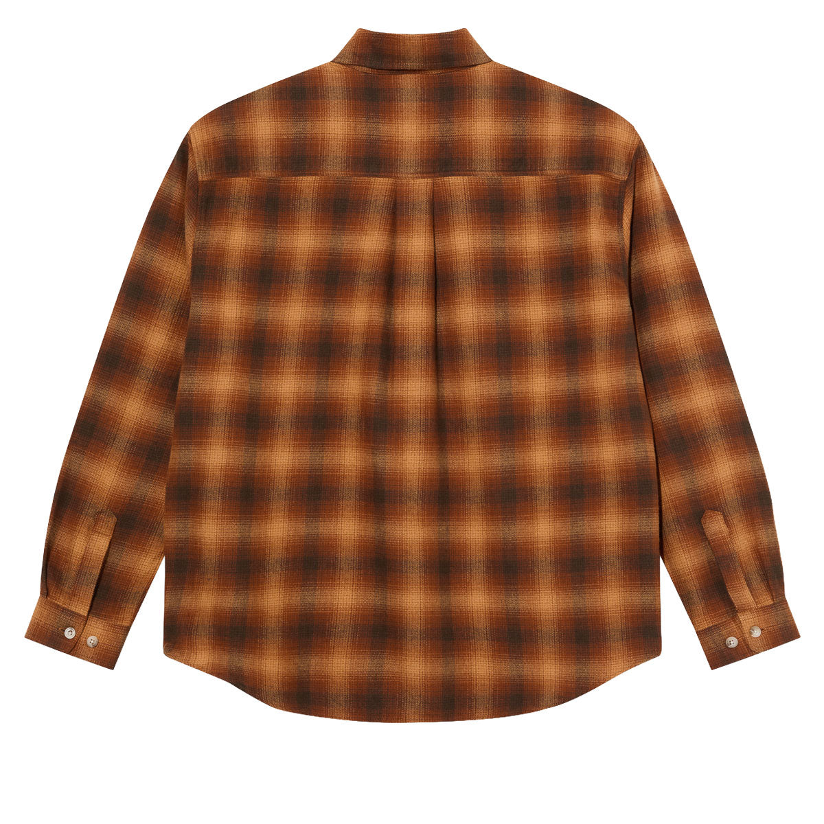 Polar Mitchell Shadow Check Long Sleeve Shirt - Caramel image 2