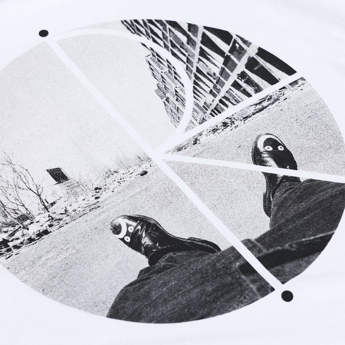 Polar Happy Sad Fill Logo T-Shirt - White image 3