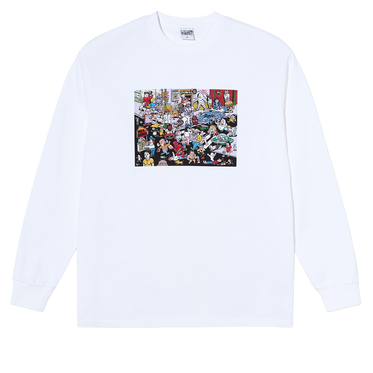 Polar Street Corner Long Sleeve T-Shirt - White image 1