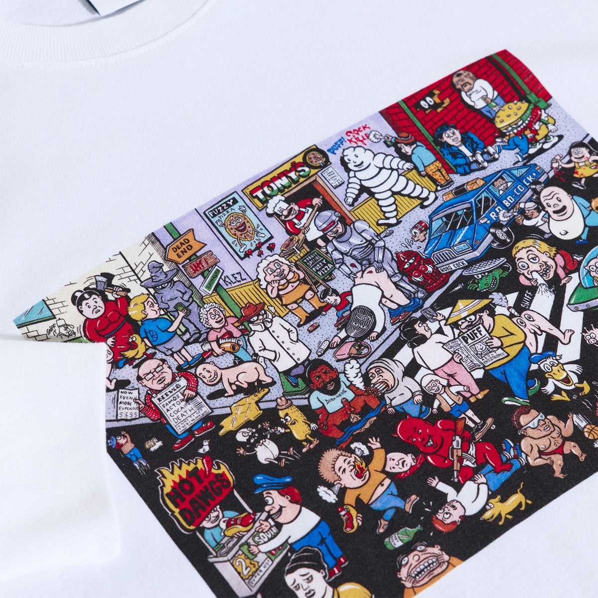 Polar Street Corner Long Sleeve T-Shirt - White image 2