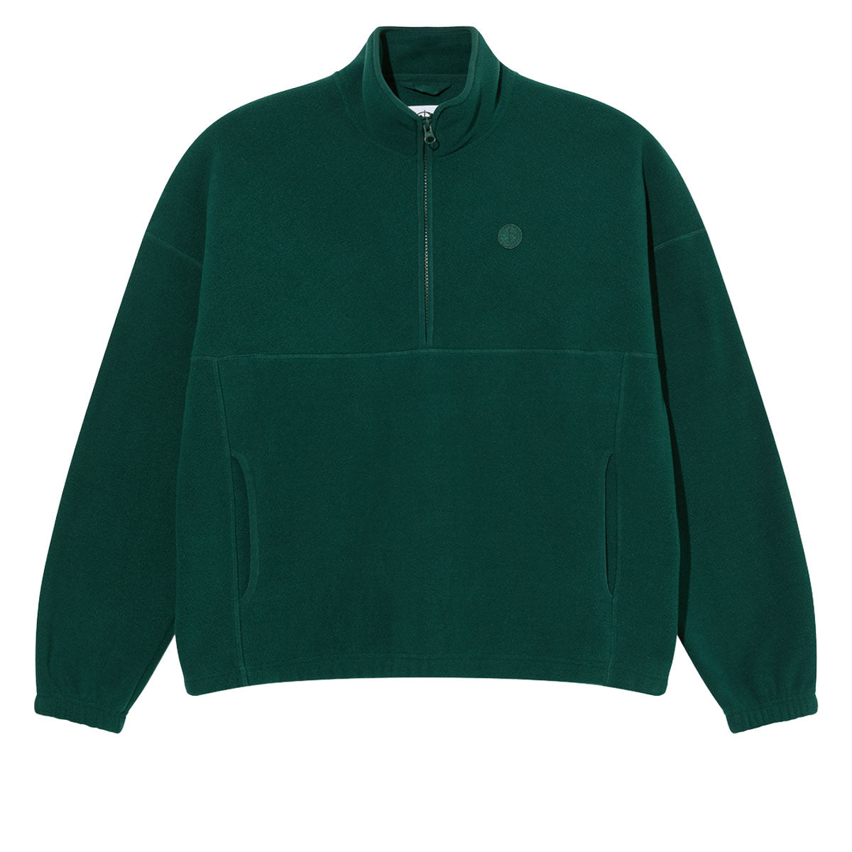 Polar Ivan Half Zip Sweatshirt - Dark Emerald image 1